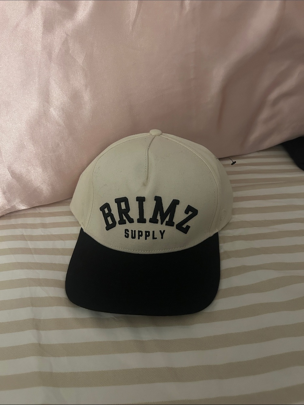 BRIMZ Supply Two-Tone Brim Cap - Cream & Black